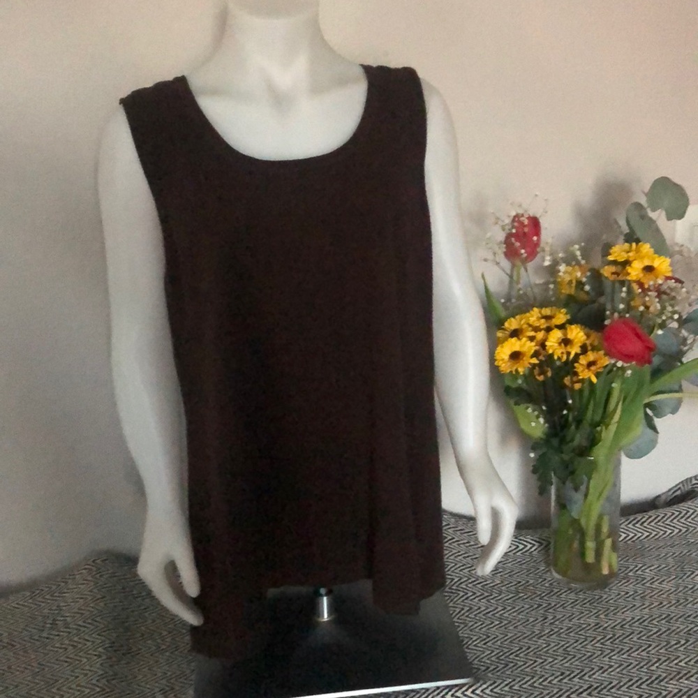 5/$25 DEAL! CHICO’S BROWN BLOUSE